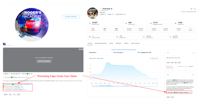 CertiK - Beware the Honeypot: How Telegram Channels Used Actors to ...