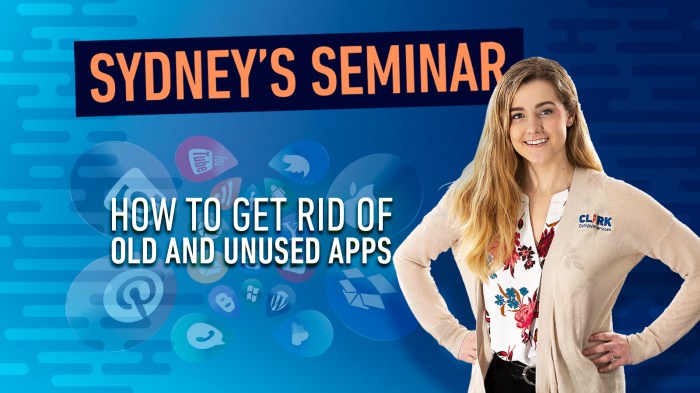 How to Get Rid of Old and Unused Apps | Sydney's Seminar
