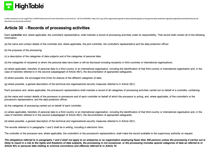 Free Data Retention Policy Template