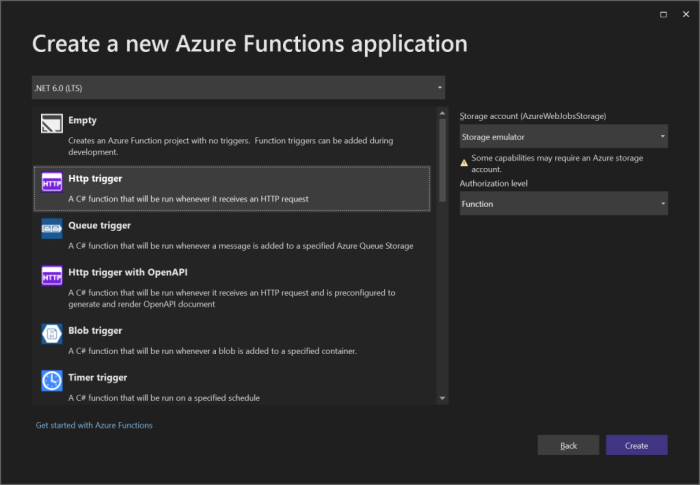 Creating your first C# Azure Function using Visual Studio - Jonathan ...