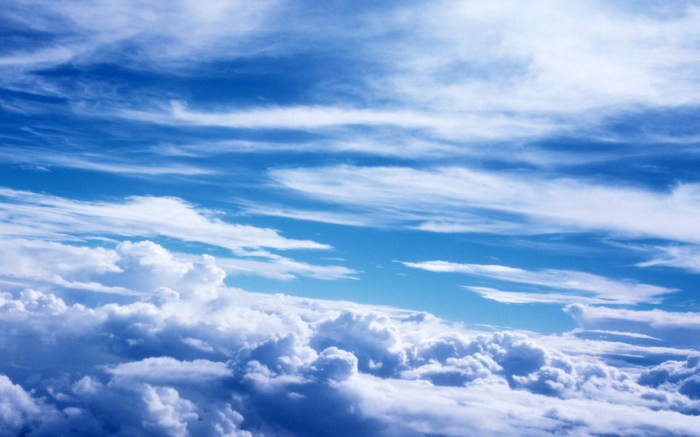 Clouds in the sky wallpaper - Nature wallpapers - #21828