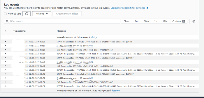 How to execute a Lambda function according to a schedule (AWS)