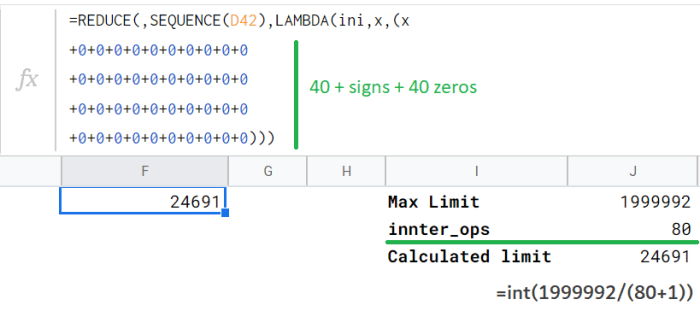 Google sheets - What factors determine the memory used in lambda ...