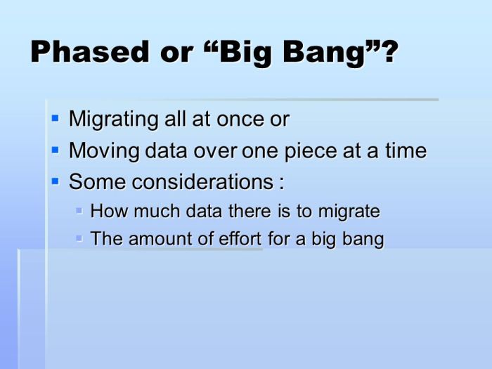 DATA MIGRATION Applied Database II. DEFINITION Data migration is a set ...