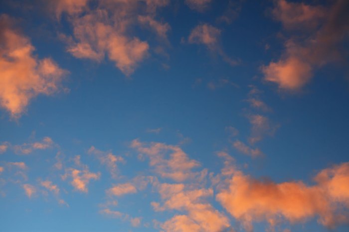 Blue Sky With White Cloud Free Stock Photo - Public Domain Pictures