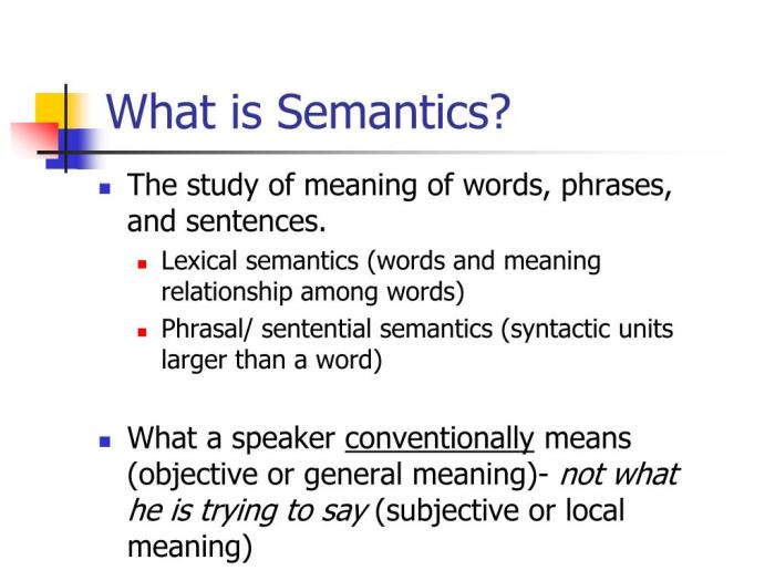 PPT - Semantics: The Analysis of Meaning PowerPoint Presentation, free ...